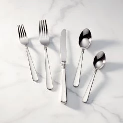 Lenox Pearl Platinum 20-Piece Flatware Set