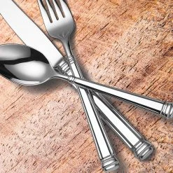 Kate Spade Abington Square™ 5-piece Flatware Set 5 Kate Spade Abington Square™ 5-piece Flatware Set -lenox Sales Store 807841 w1