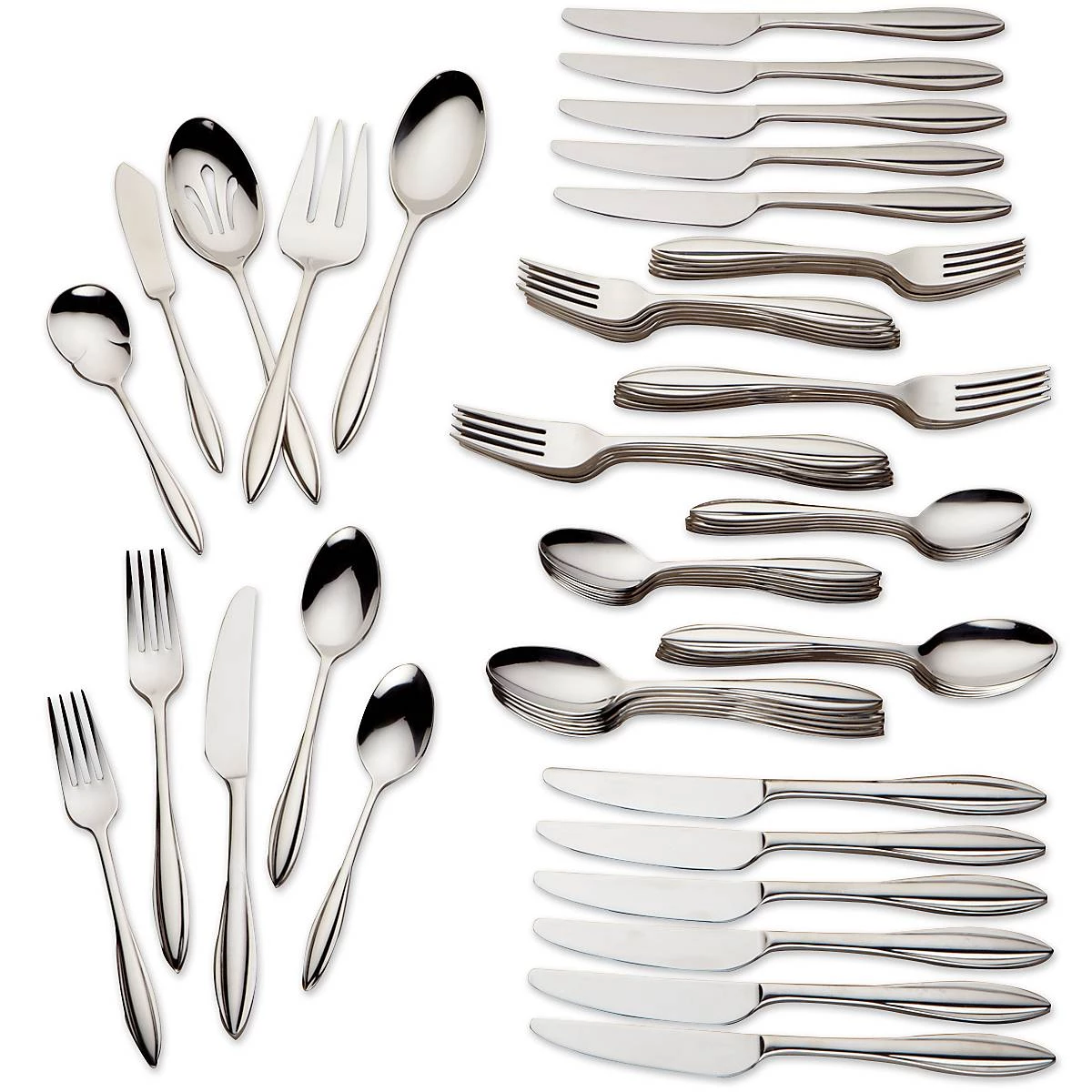 Lenox Sculpt™ 65-piece Flatware Set 4 Lenox Sculpt™ 65-piece Flatware Set - Image 2