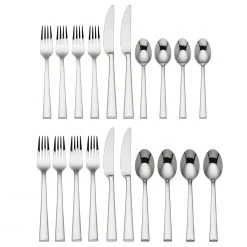 Lenox Continental Dining 20-Piece Flatware Set 5 Lenox Continental Dining 20-Piece Flatware Set -lenox Sales Store 828372 wHR