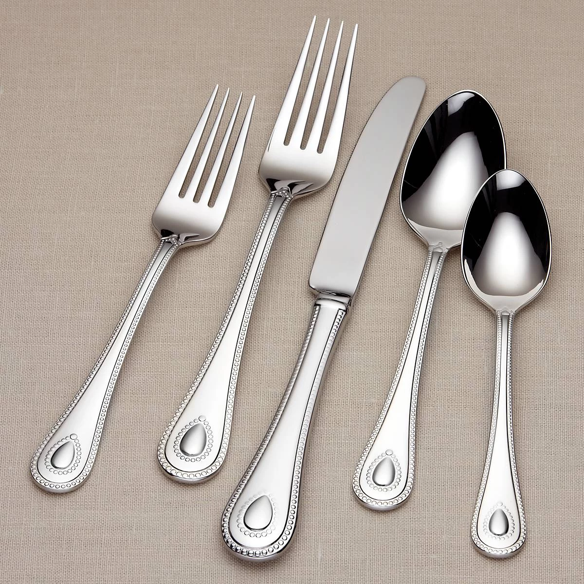 Lenox French Perle 65-Piece Flatware Set 6 Lenox French Perle 65-Piece Flatware Set - Image 4