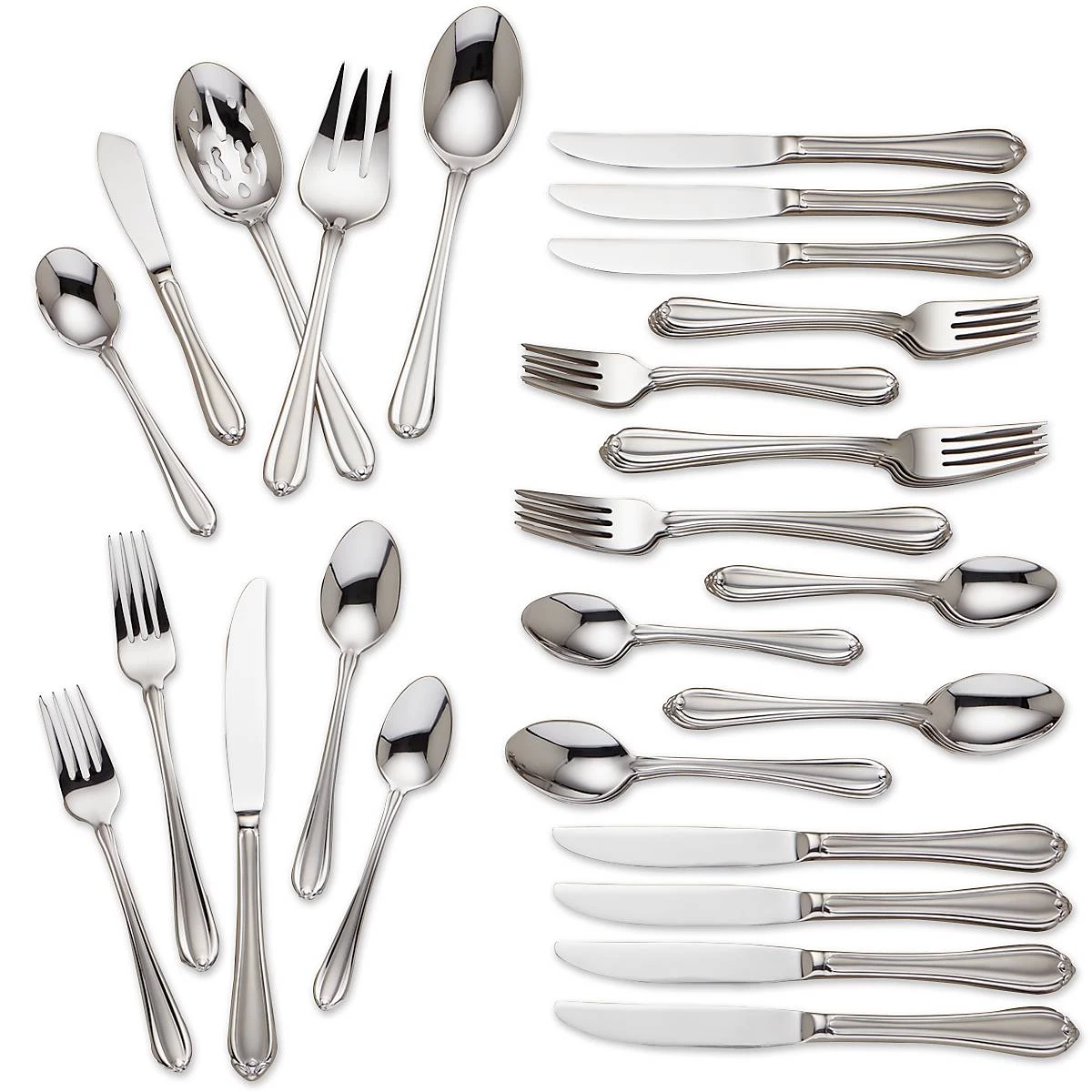 Gorham Melon Bud Frosted™ 45-piece Flatware Set 3 Gorham Melon Bud Frosted™ 45-piece Flatware Set