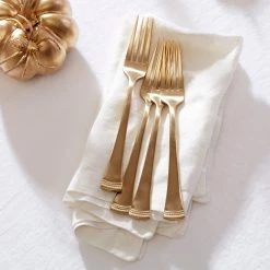 Lenox Portola Gold 20-Piece Flatware Set -lenox Sales Store 877880 LNP S23 FEA 1
