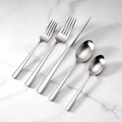 Kate Spade Malmo Satin 5-Piece Flatware Place Setting