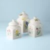 Lenox Butterfly Meadow Kitchen 3-Piece Canister Set -lenox Sales Store 888255 w10