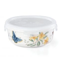 Lenox Butterfly Meadow Large Round Food Container -lenox Sales Store 888264 wHR