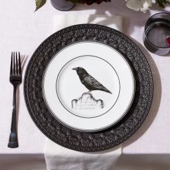 Lenox Vintage Halloween 4-Piece Dessert Plate Set -lenox Sales Store 888918 891431 LNP S22 FEA 4A