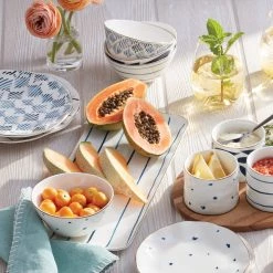 Lenox Blue Bay 4-piece Dessert Bowl Set -lenox Sales Store 890196 w11