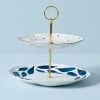 Lenox Blue Bay 2-Tiered Server -lenox Sales Store 890202 w10