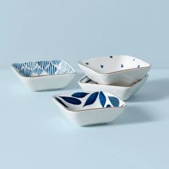 Lenox Blue Bay 4-Piece Stacking Dip Bowl Set