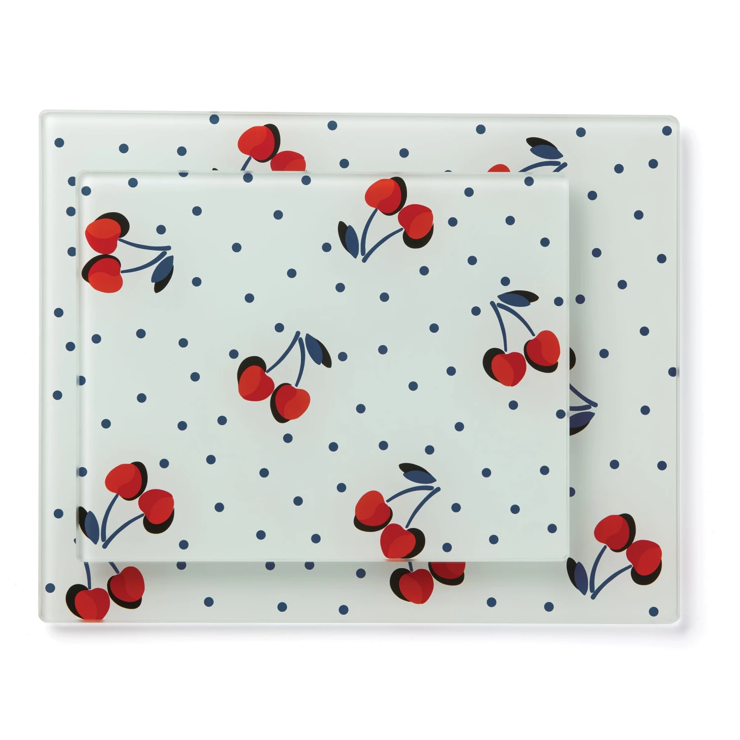 Kate Spade Vintage Cherry Dot 2-Piece Prep Board Set 4 Kate Spade Vintage Cherry Dot 2-Piece Prep Board Set - Image 2