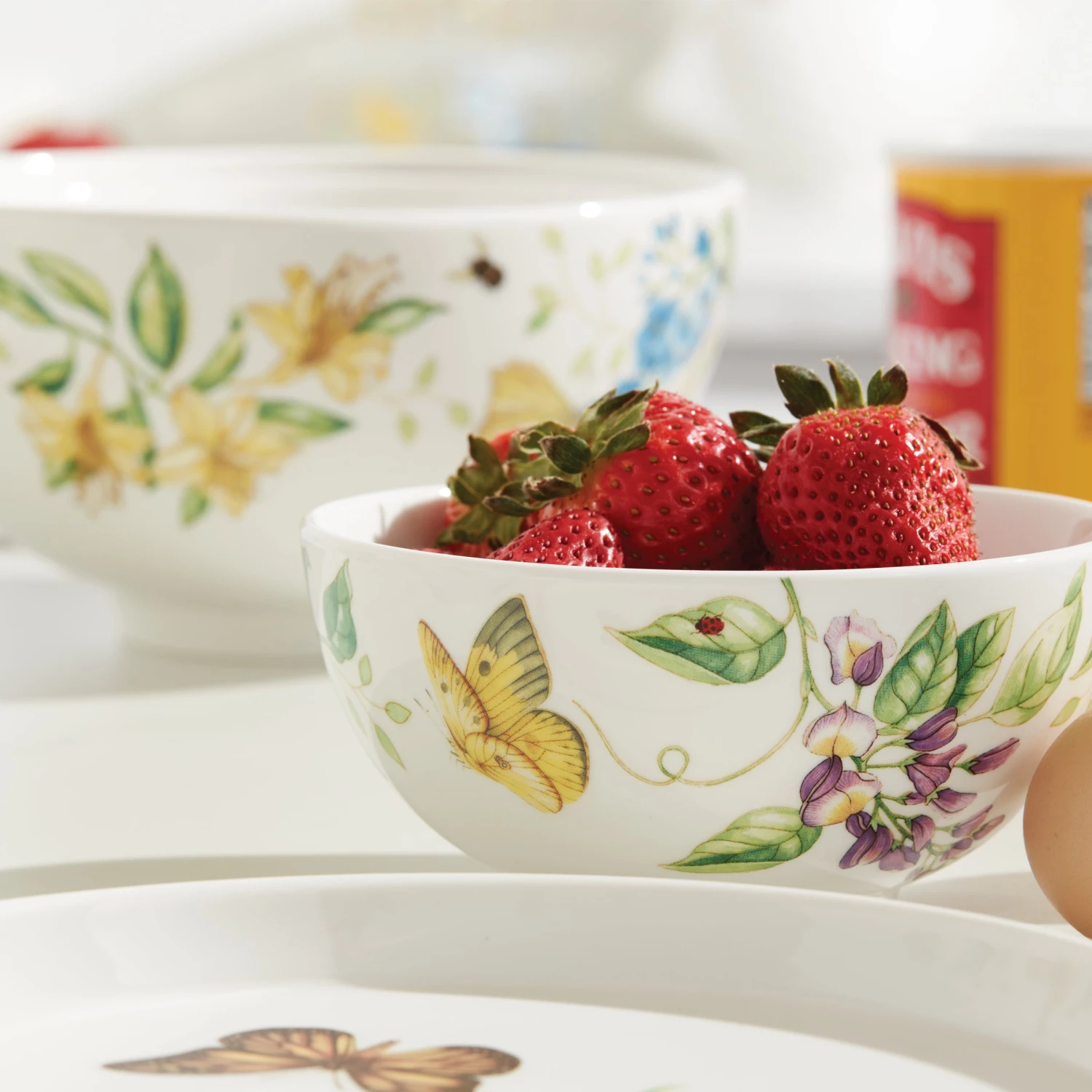 Lenox Butterfly Meadow Luna 8pc Nesting Dinnerware Set 11 Lenox Butterfly Meadow Luna 8pc Nesting Dinnerware Set - Image 9