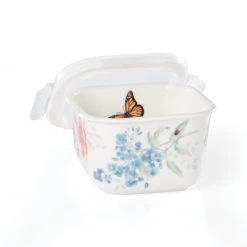 Lenox Butterfly Meadow Square Food Storage Container -lenox Sales Store 892526 LNP S20 3