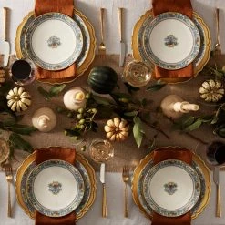 Lenox Autumn White 4-Piece Dinner Plate Set -lenox Sales Store 893654 893655 894561 893812 LNP S23 FEA 1