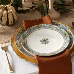 Lenox Imperial Caviar Gold 5PC Place Setting -lenox Sales Store 893654 893655 894561 893812 LNP S23 FEA 3