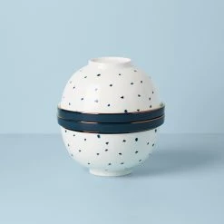 Lenox Blue Bay Luna 8-Piece Nesting Dinnerware Set