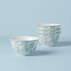 Lenox Butterfly Meadow Cottage 4-Piece Rice Bowls