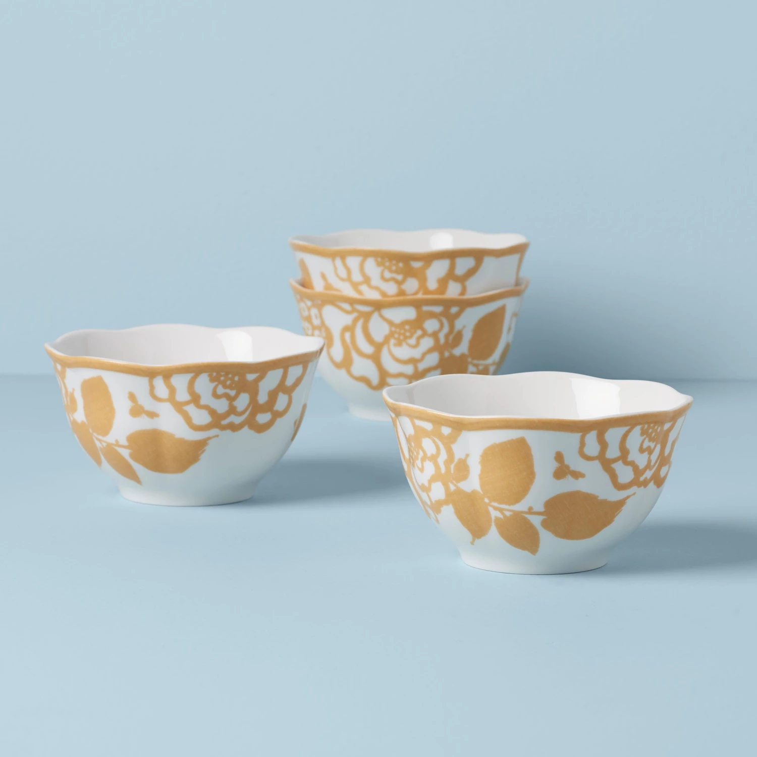 Lenox Butterfly Meadow Cottage 4-Piece Rice Bowls 9 Lenox Butterfly Meadow Cottage 4-Piece Rice Bowls - Image 7