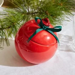 Kate Spade Merry & Bright Ornament Treat Jar -lenox Sales Store 894419 LHOL 22 FEA 1