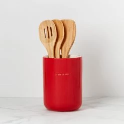 Kate Spade Knock On Wood Apple Crock w/ Servers