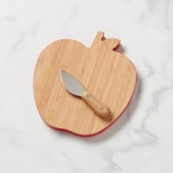 Kate Spade Knock On Wood Cheese Board With Knife